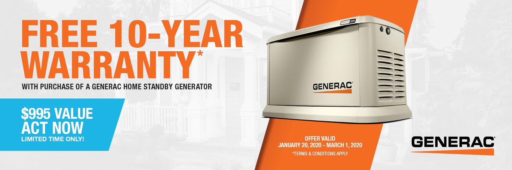 Homestandby Generator Deal | Warranty Offer | Generac Dealer | Park City, UT